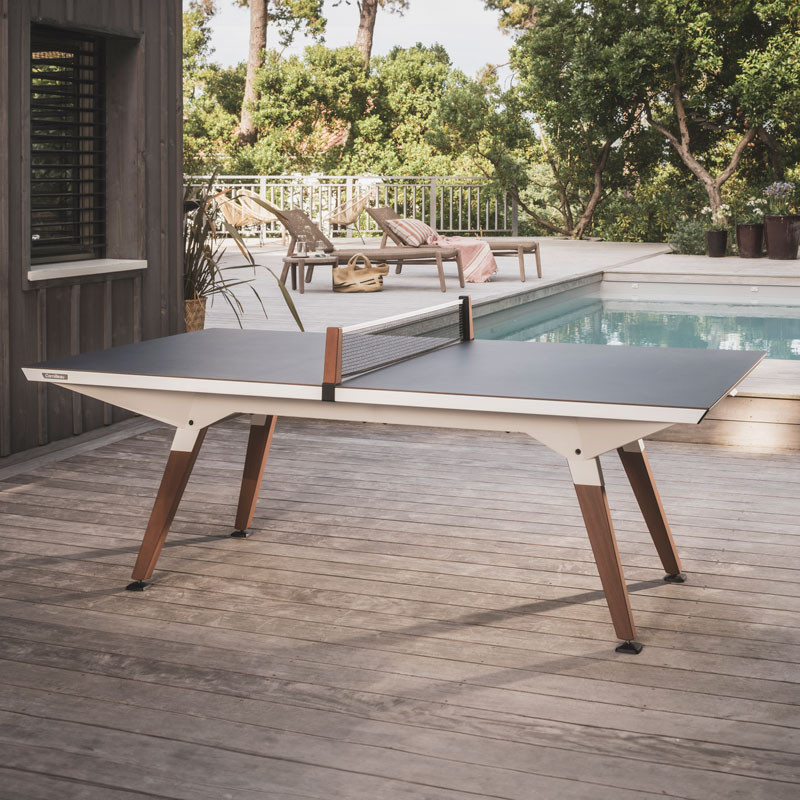 Stile di gioco Origine Tavolo da ping pong medio all'aperto a bordo piscina