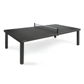 Classic outdoor ping-pong table - black gray